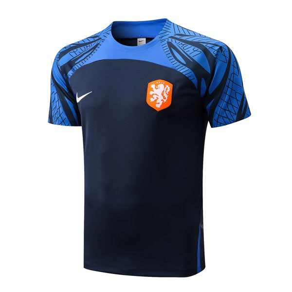 Trikot Entrenamien Niederlande 2022-23 Blau